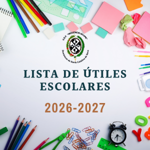 Lista de Útiles Escolares 2026-2027